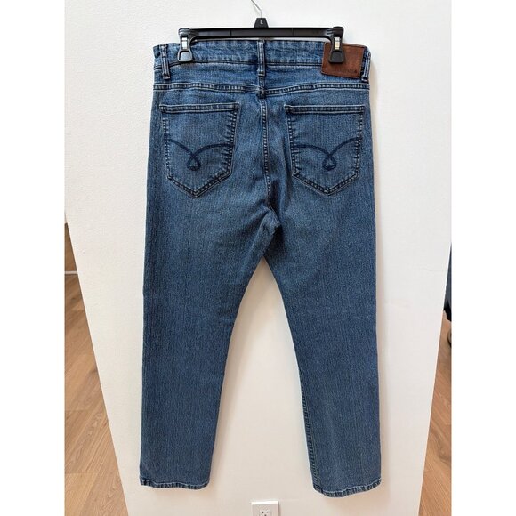 Jack Of Spades Mens High Roller Comfort Fit Straight Leg Jeans 33x32 Blue Denim - Picture 4 of 7